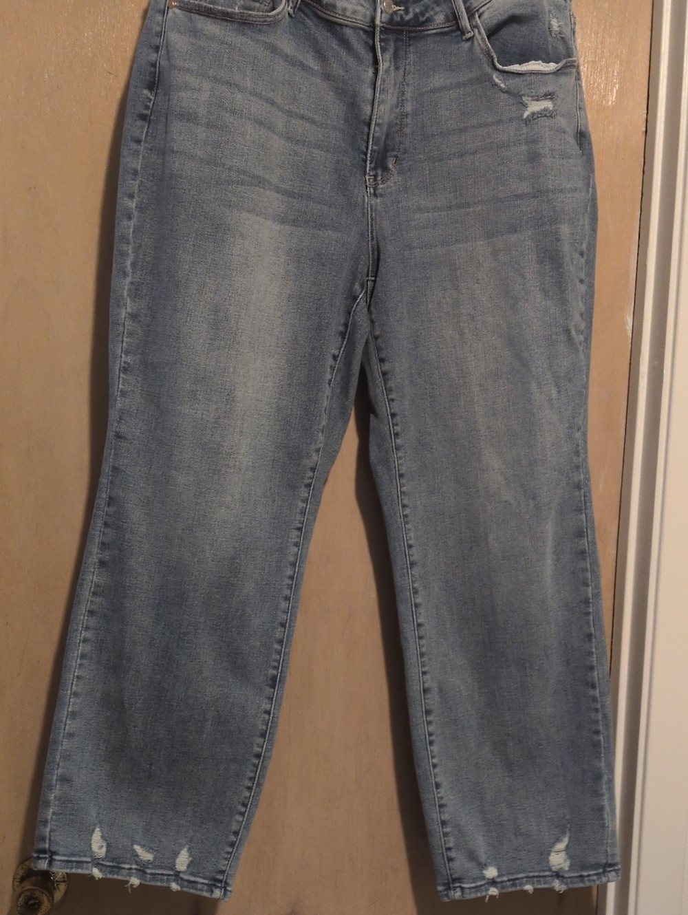 Judy Blue Light Jeans with Subtle Distressing